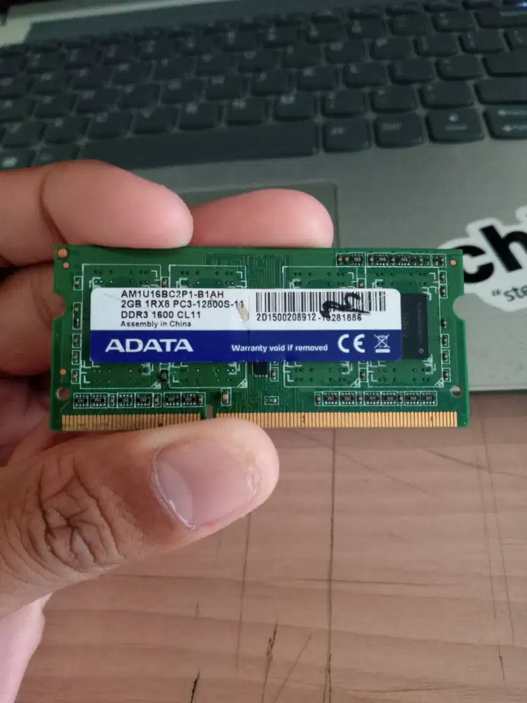 Ram Laptop 2gb DDR3 12800MHZ (Adata)