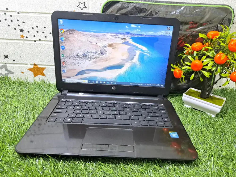 Laptop hp 14 siap pakai lancar jaya