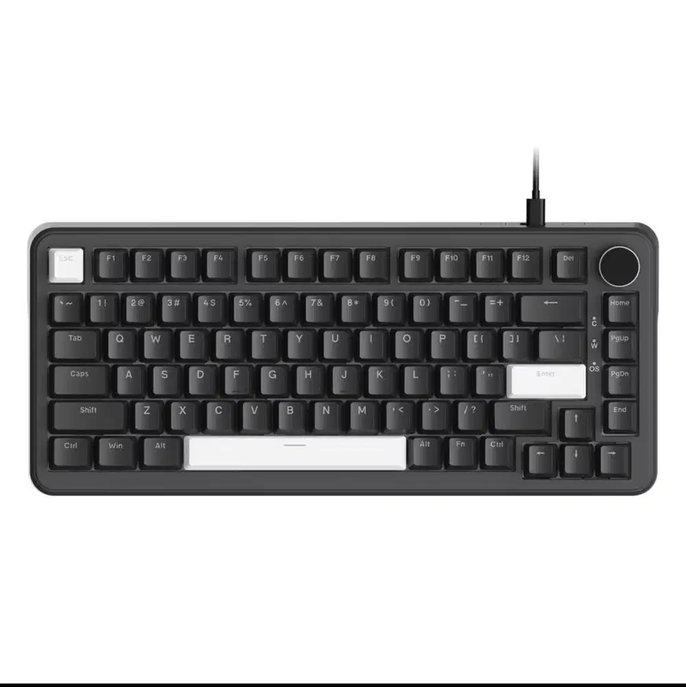 Dijual Ajazz AK820 Monochrome V2 Keyboard Mechanical Gaming 75%