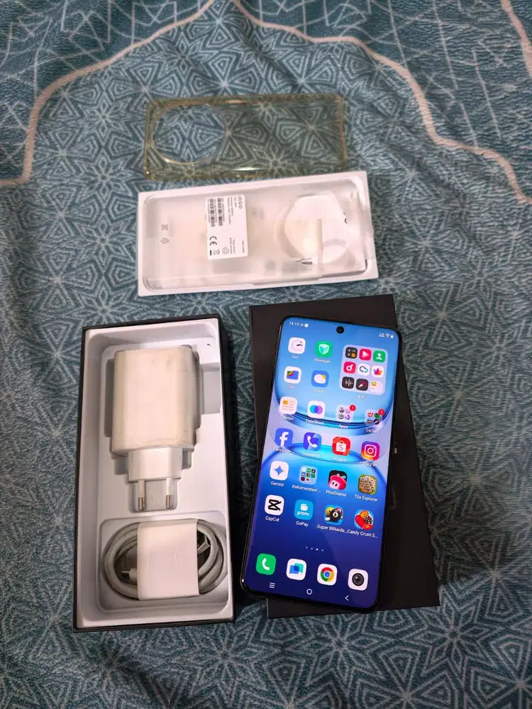 Iqoo Z10 5G 8Gb / 128Gb Black No Minus Fullset Resmi Mulus Garansi ON