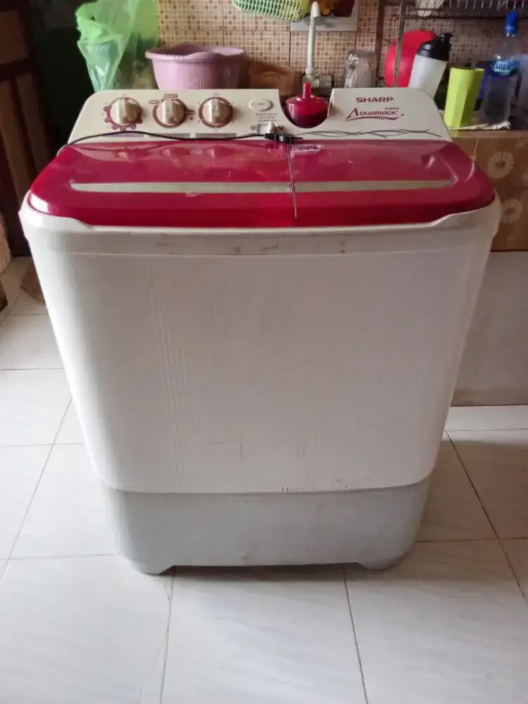 Mesin cuci Sharp 8,5kilo normal siap pakai