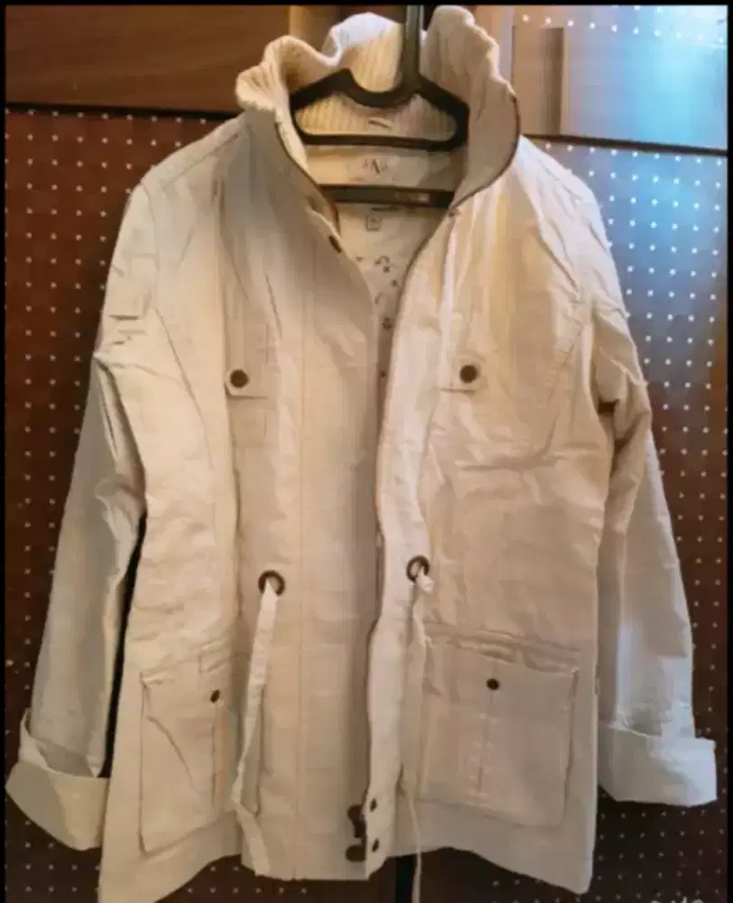 Jaket cream Ako ORI UK xl