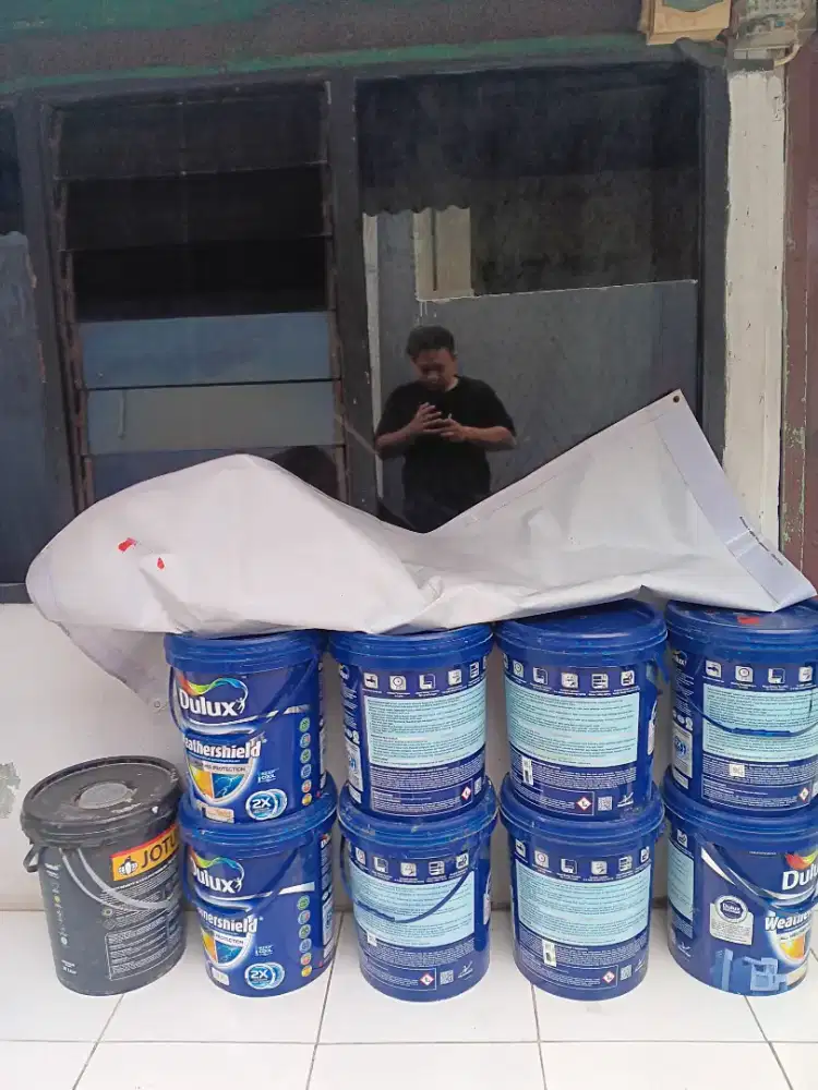 Jual cat baru segel bekas proyek
