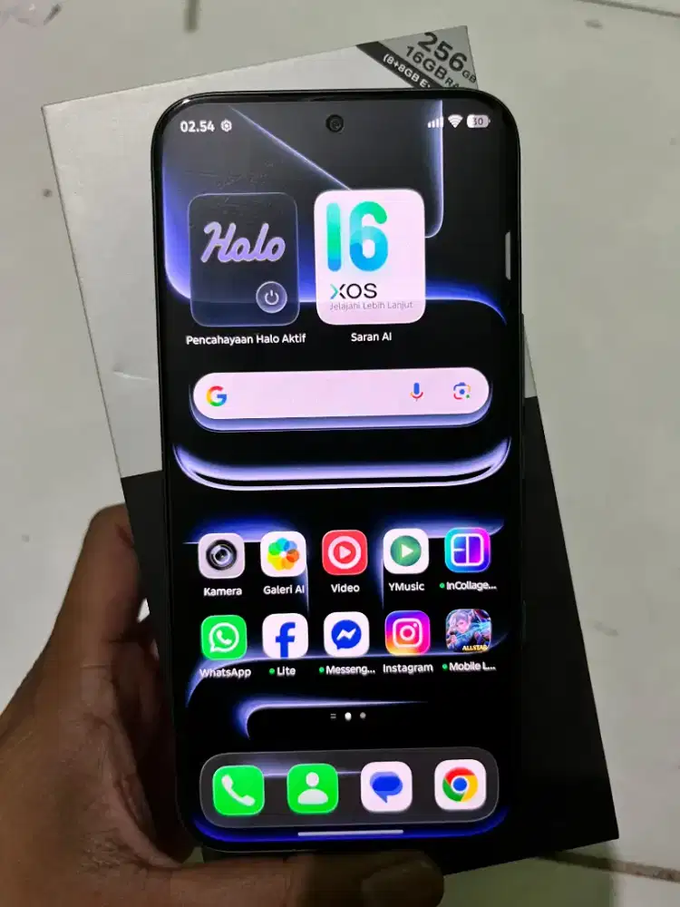 Infinix Note Edge 5G 8/256gb fullset