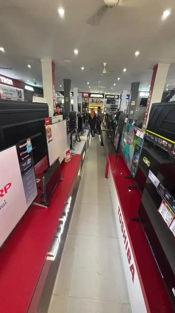 Ready tv Sharp 50incQled, cicilan ringan bersama kredivo