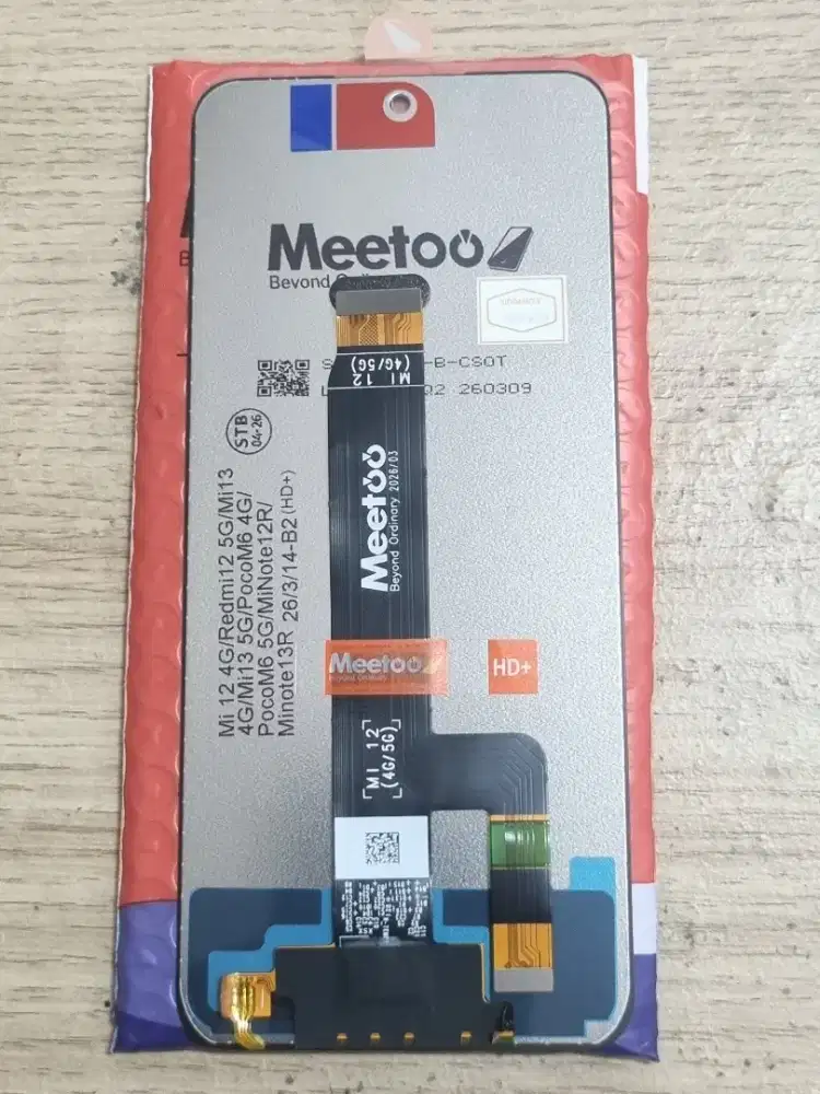 Lcd + Touchscreen redmi 12 4g / redmi 12 5g / redmi 13 . Meetoo