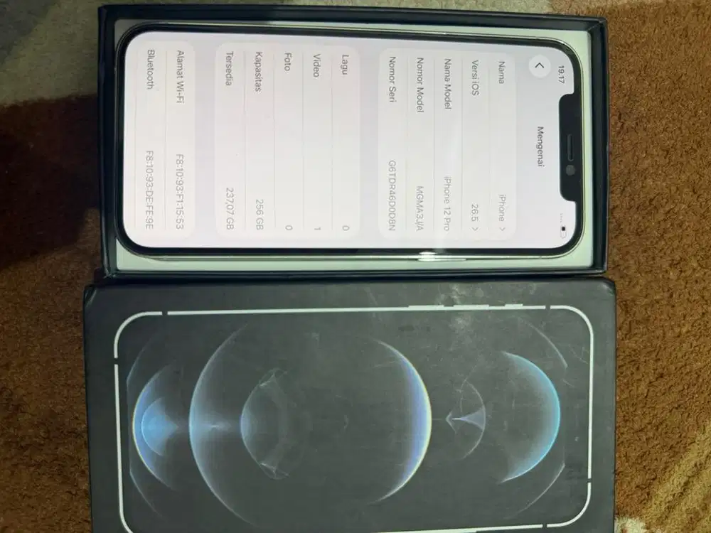 12 pro 256gb regist