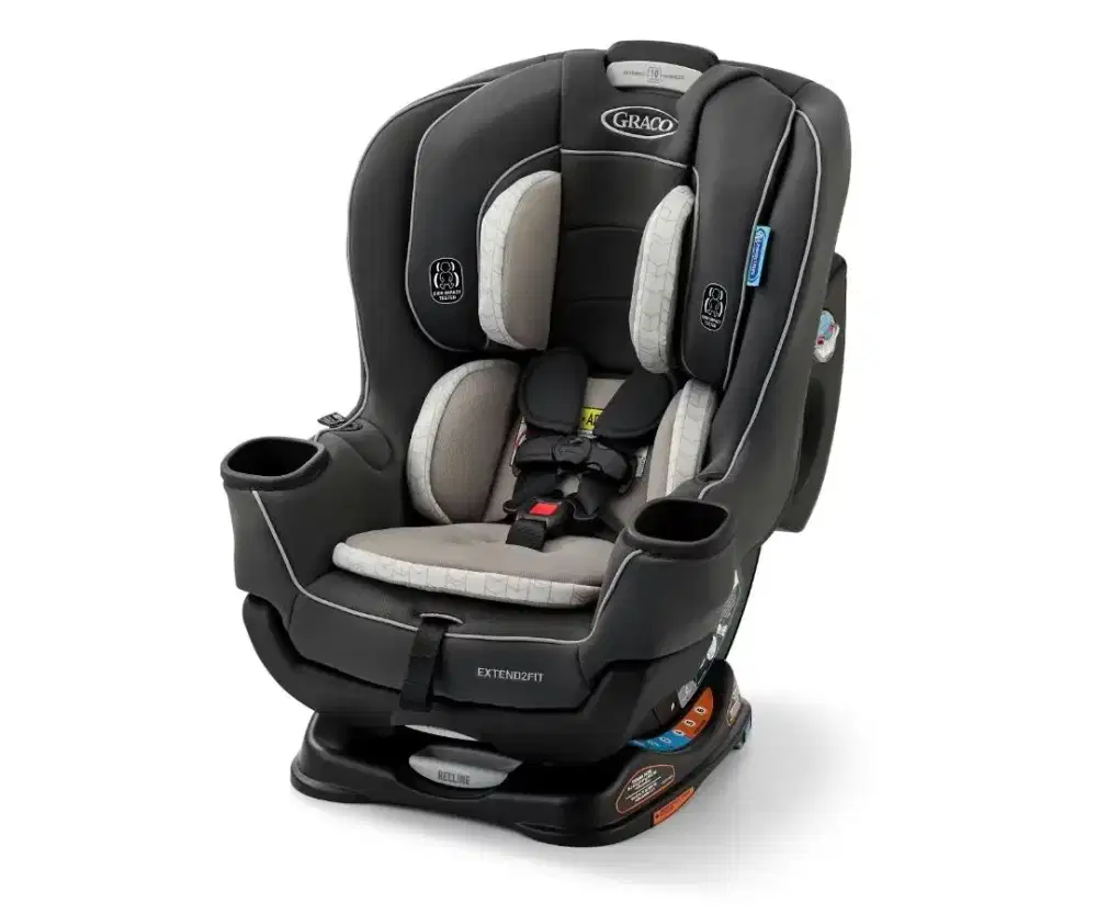Car seat Graco Extend2Fit. Warna : Grey