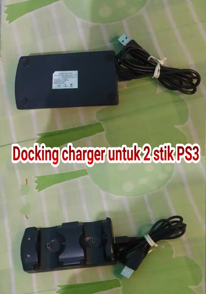 Docking charger untuk 2 stik PS3