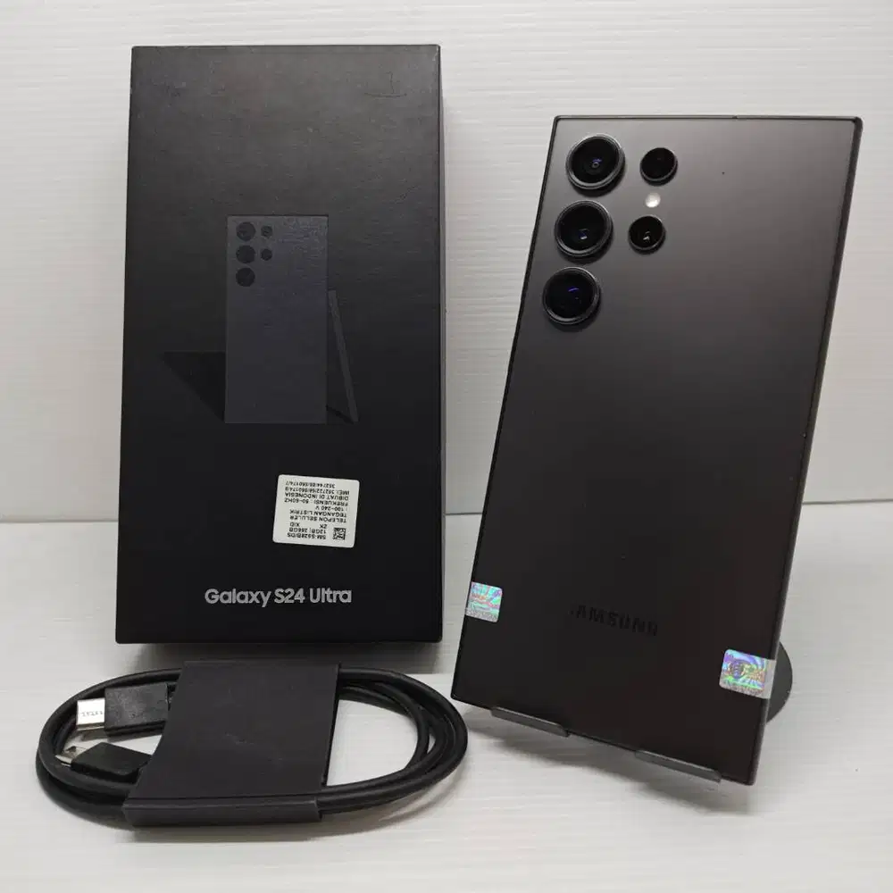 FULLSET  NO MINUS SAMSUNG GALAXY S24 ULTRA 5G  12/512 Titanium Bllack