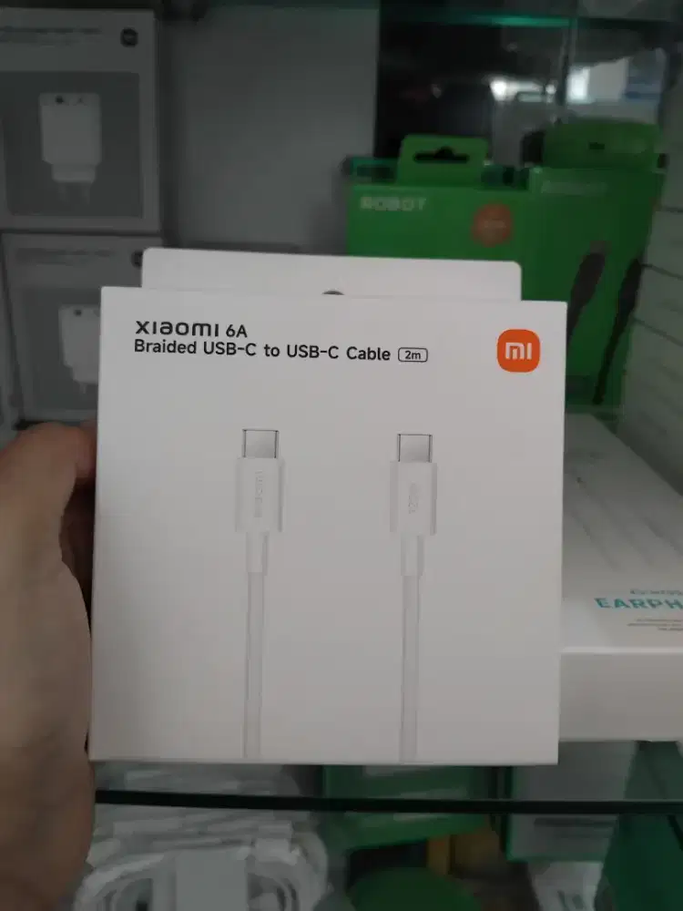 Xiaomi 6A Brainded usb c to c 2m new garansi Resmi promo bandung