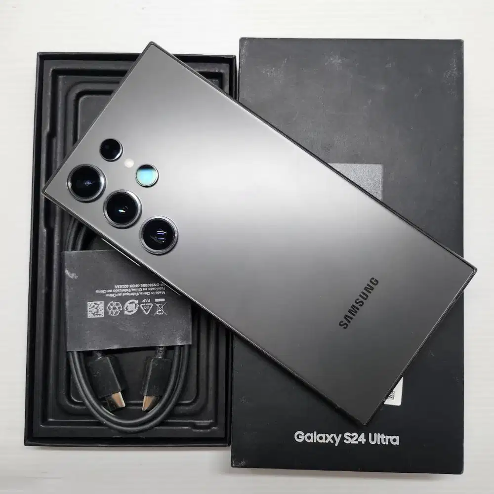 FULLSET  NO MINUS SAMSUNG GALAXY S24 ULTRA 5G  12/512 Titanium Bllack