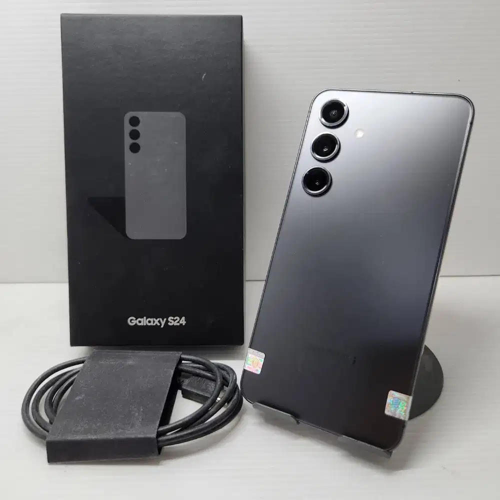 NO MINUS SAMSUNG GALAXY S24 5G 8/512 ONYX BLACK FULLSET  EX SEIN MULUS
