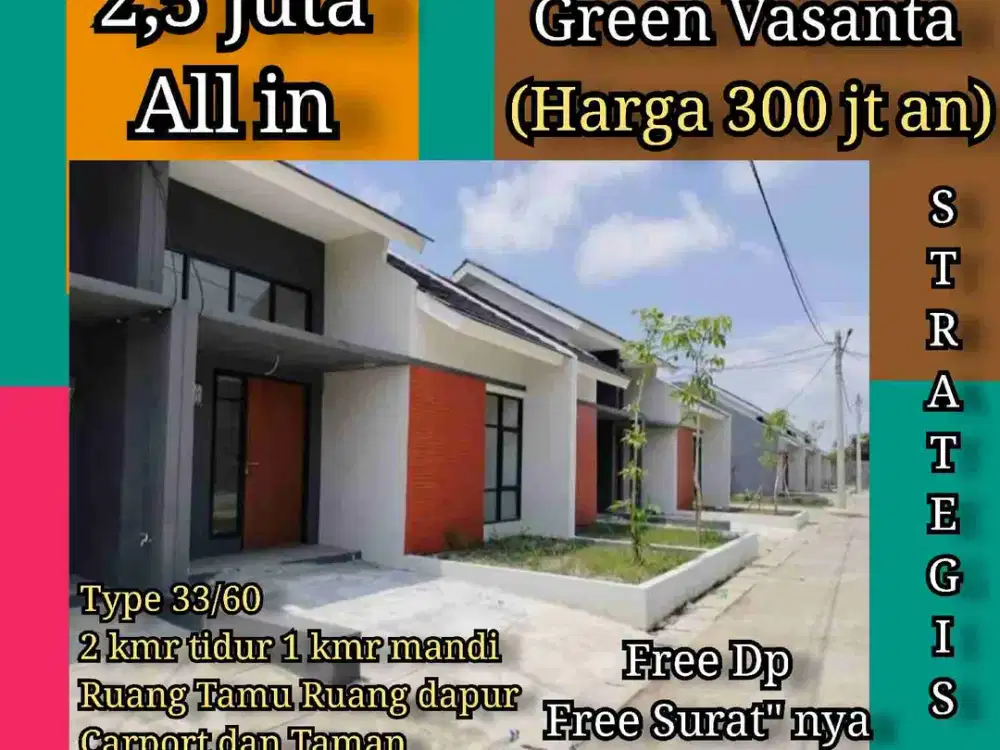 Miliki Rumah Impian di Perum Green Vasanta