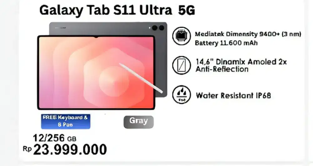 GALAXY TAB S11 ULTRA 5G 12/256GB
