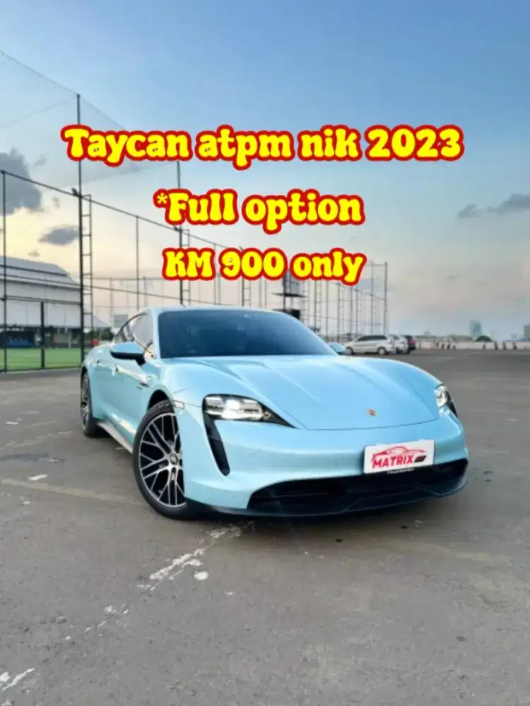 Porsche Taycan atpm listrik AT Matic full option 2024 nik 2023