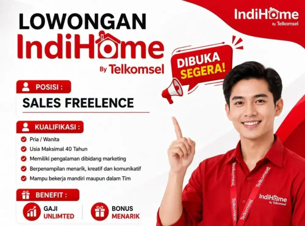 Lowongan sales marketing indhome