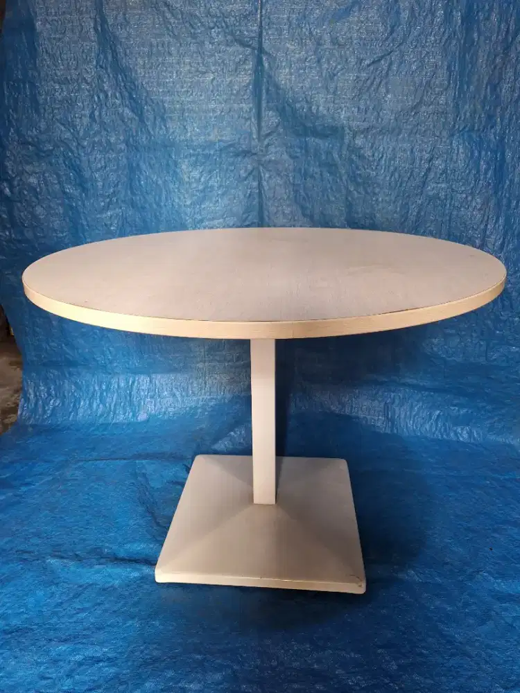 Meja kafe meja restoran Diameter 100 cm HPL