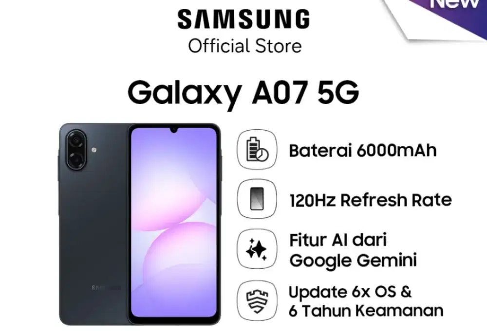 HP Samsung dengan Jaringan 5G Ram 6/128