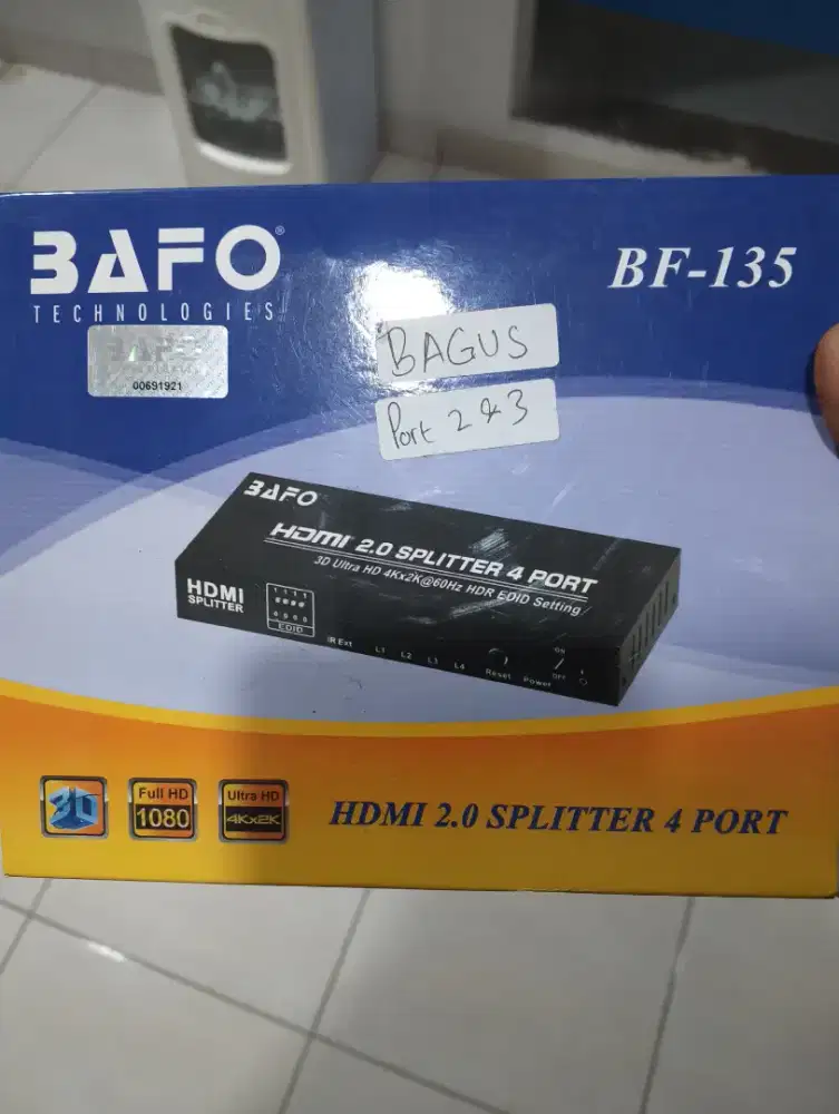 Port HDMI 2.0 SPLITTER 4 PORT