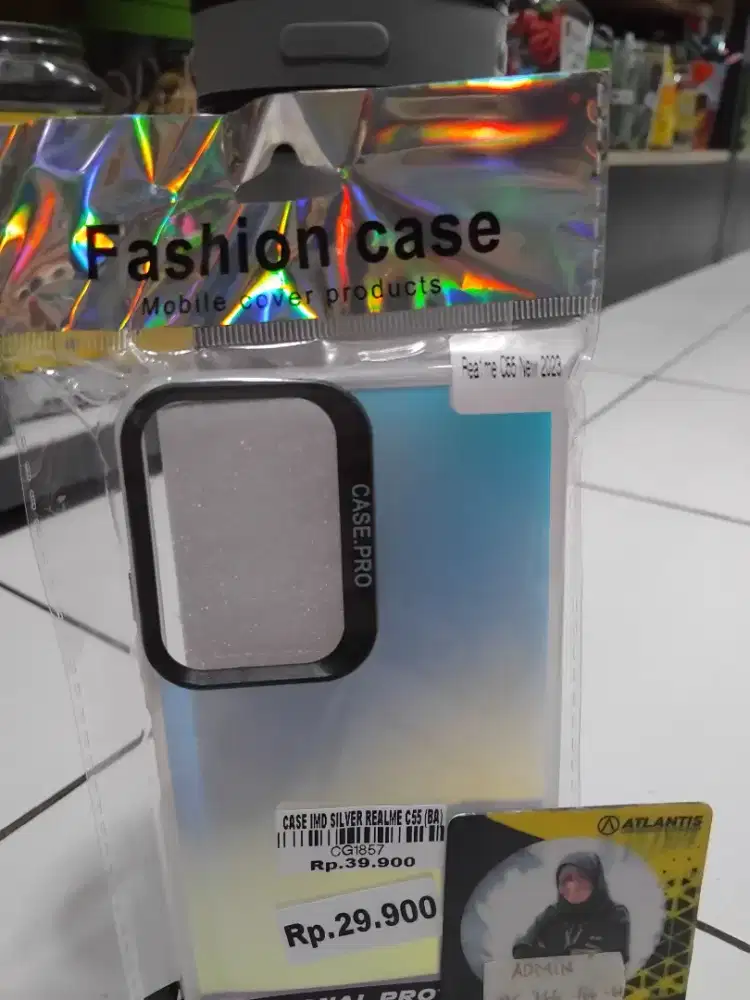 CASE IMD SILVER REALME C55 | ATLANTIS DAHSYAT