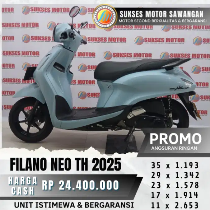 YAMAHA GRAND FILANO NEO TH 2025 UNIT MULUS BISA KREDIT BERGARANSI