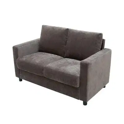 Selma Tadeo Sofa Dengan Penyimpanan Fabric 2 Seater - Cokelat
