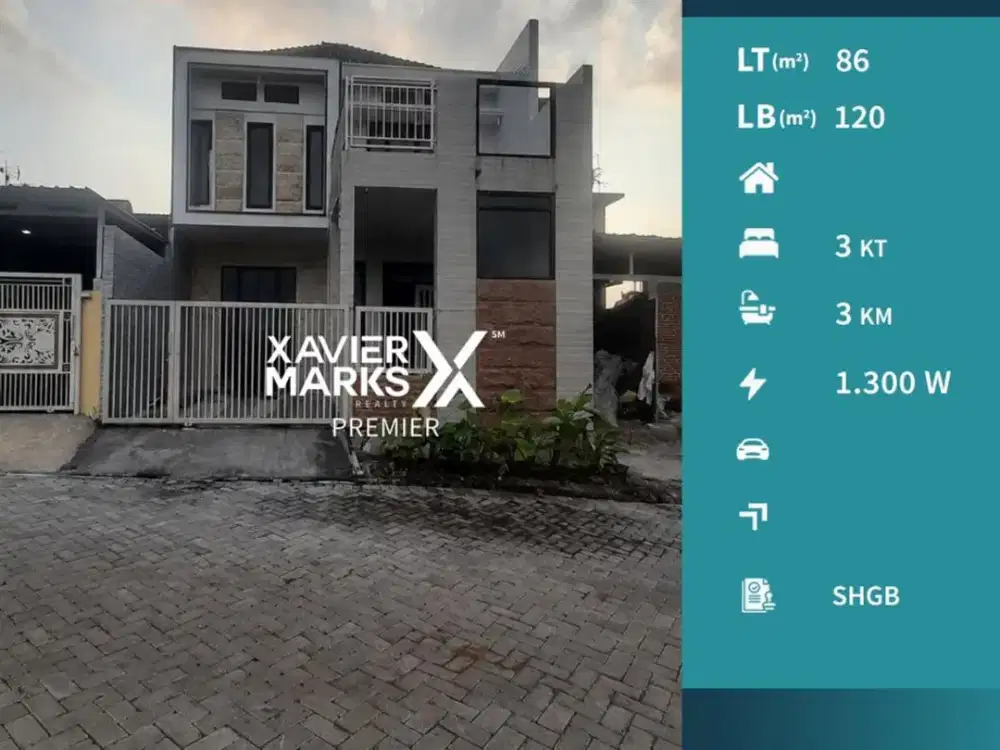 Dijual Rumah Tidar Malang Ada Balkon SHGB Siap Huni