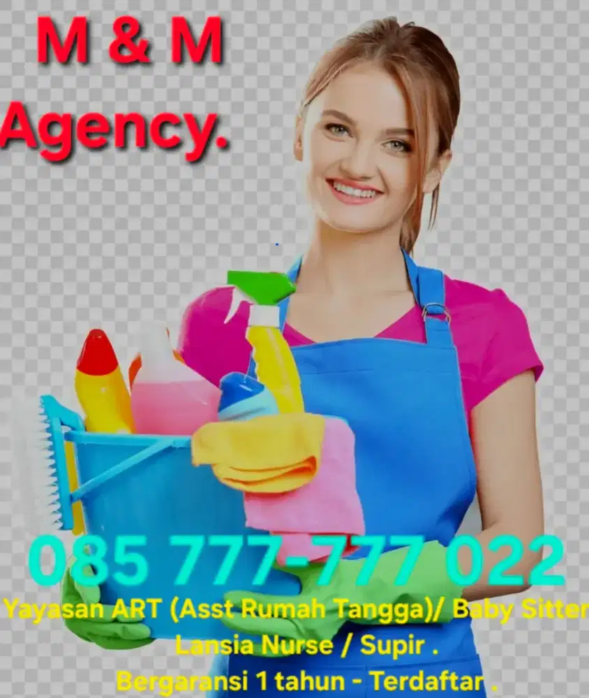 Ready ART As RTangga/ Baby Sitter/ Lansia Nurse/ Supir,garansi 1 tahun
