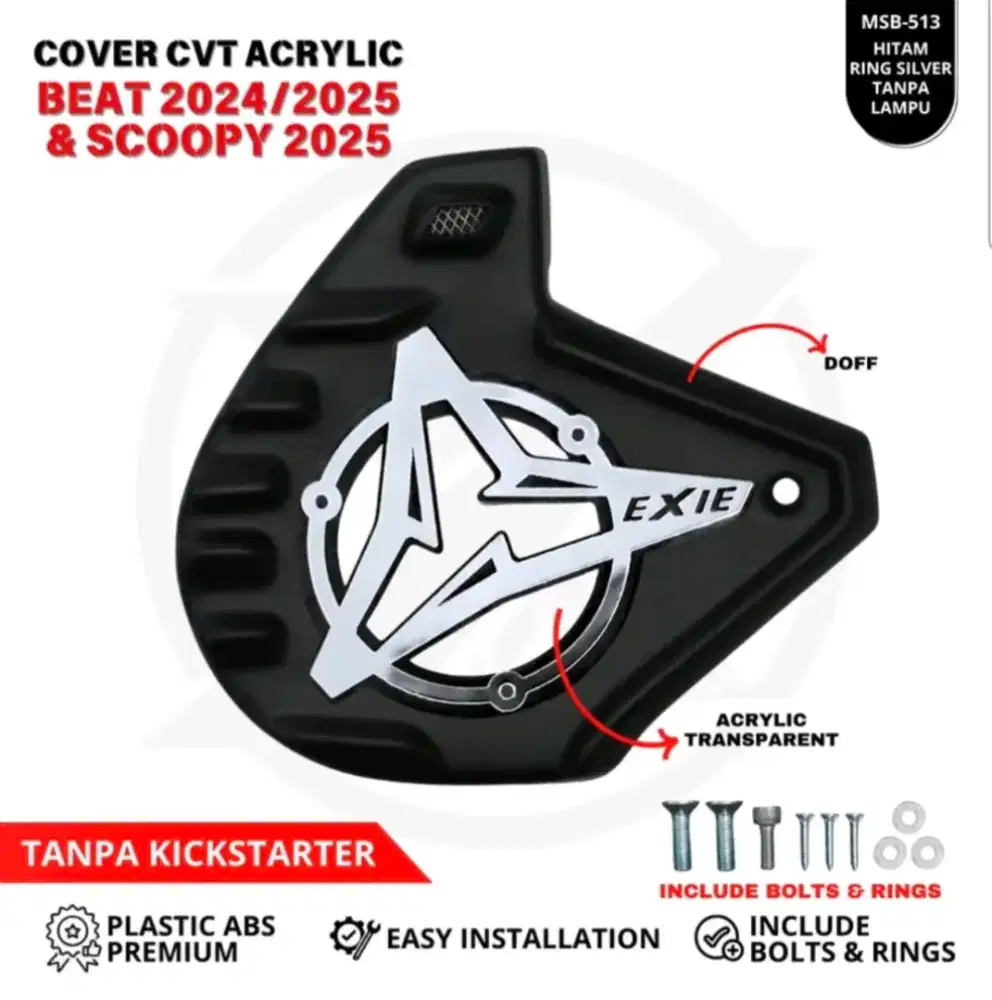 Cover/penutup CVT beat dan scoopy NEW.