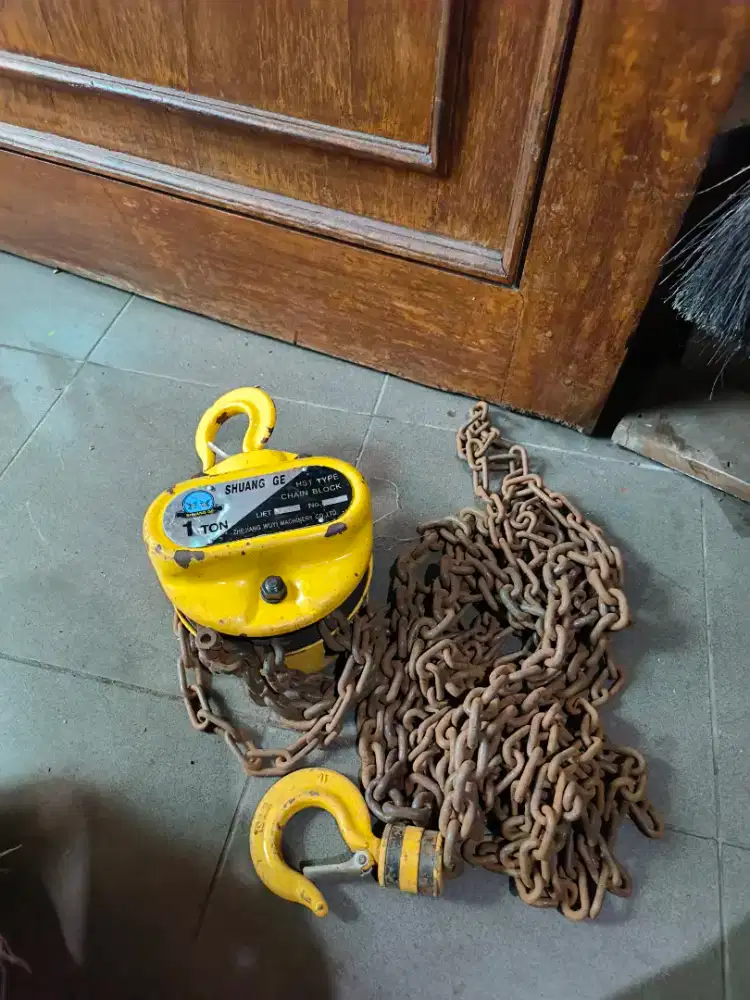Takel..chain block shuang ge 1ton