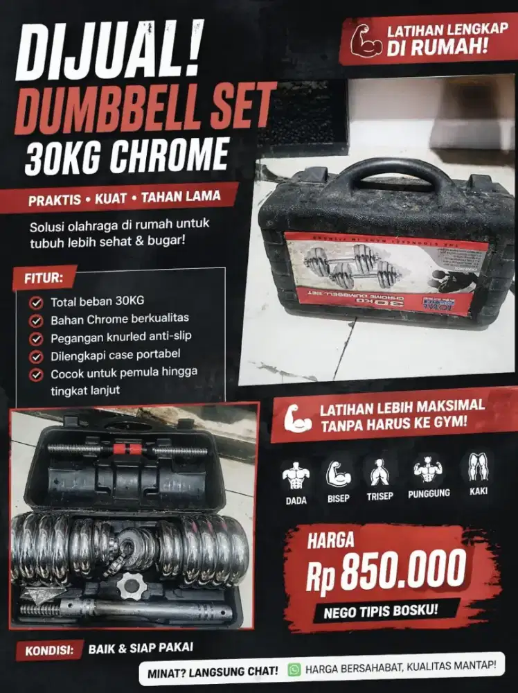 Dumbbell masih bagus