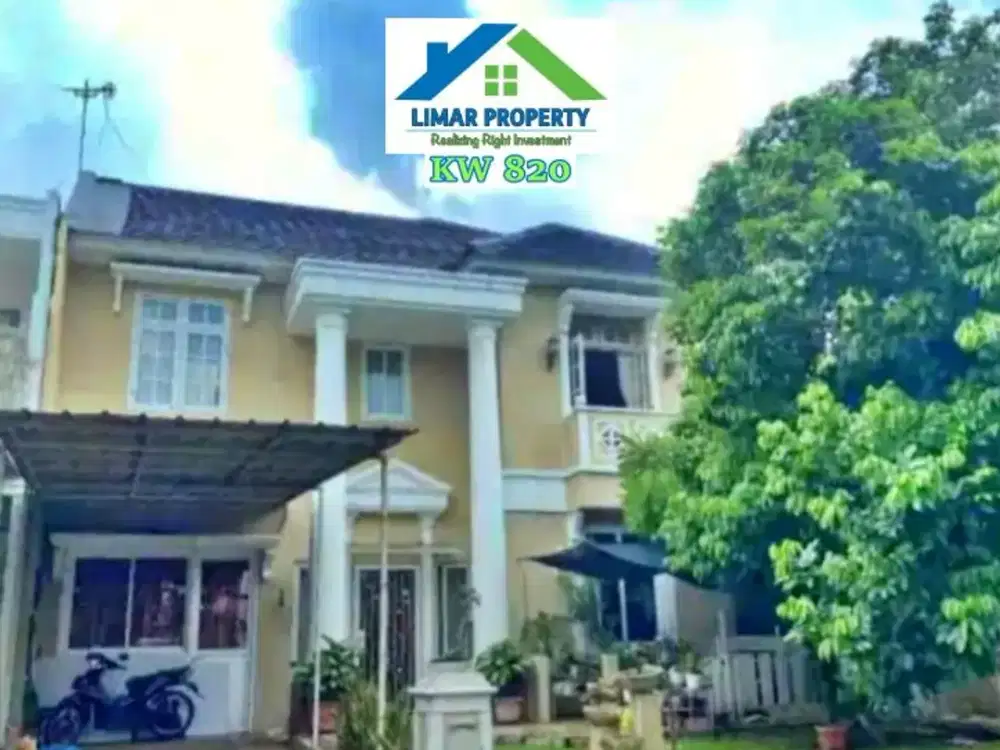 Rumah Cozy Harga Terbaik Cluster Favourite Kota Wisata Cibubur