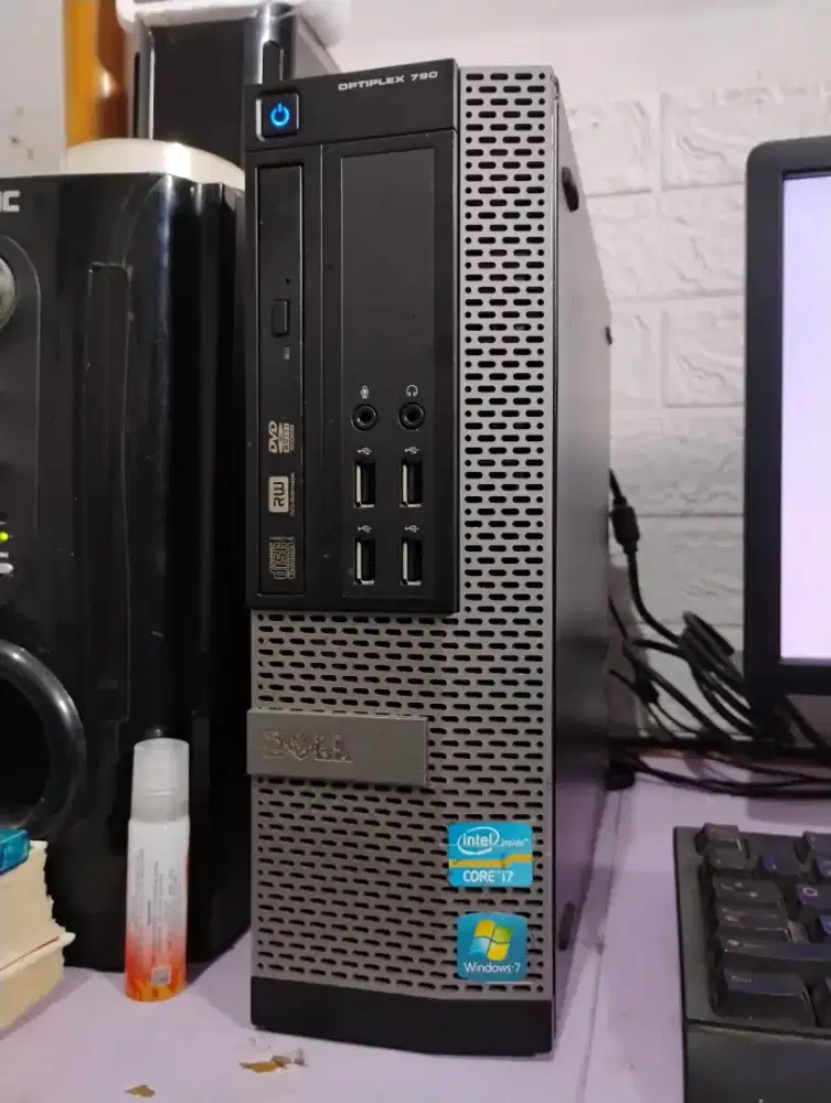 Pc cpu dell intel core i7 + ram 8gb (cpu only) mini / slim