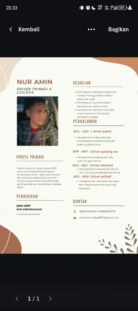 sedang mencari pekerjaan