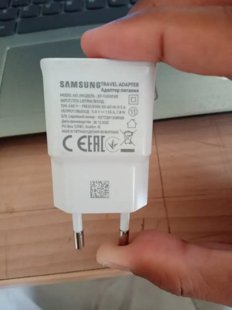 Adapter (only) Samsung Original 15W Fast Charging Type C Putih