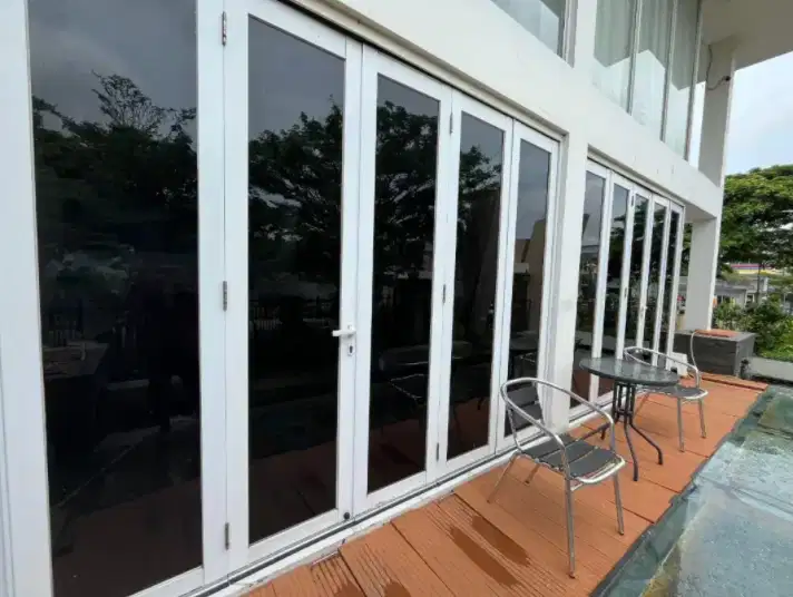 kaca film riben kacafilm one way kantor rumah oneway sticker sandblast
