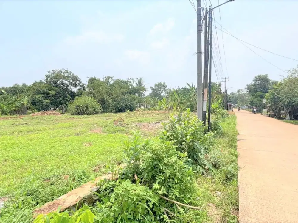 Tepi Jalan, Tanah Dijual Akses Dekat Hiera BSD