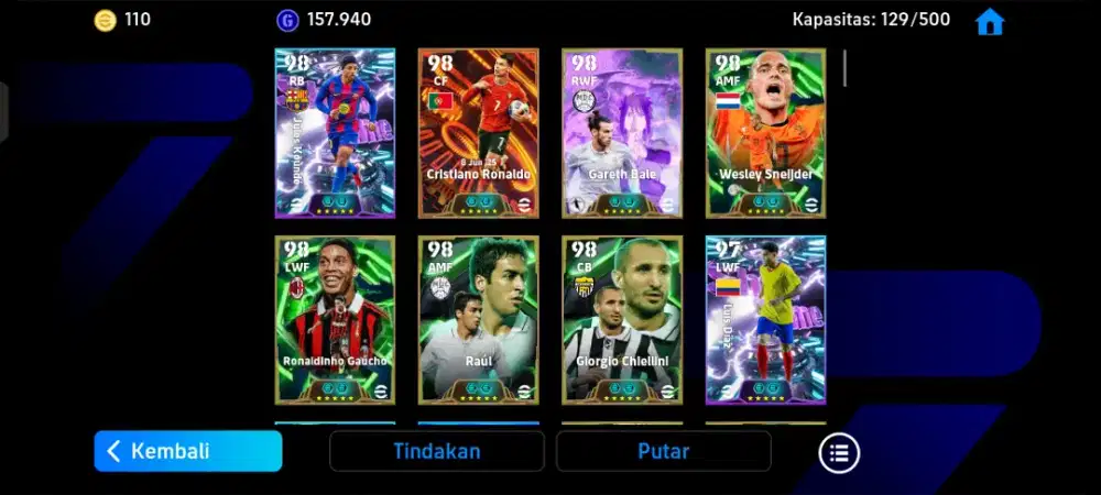 akun efootball bigtime Ronaldo x Bale sasuke