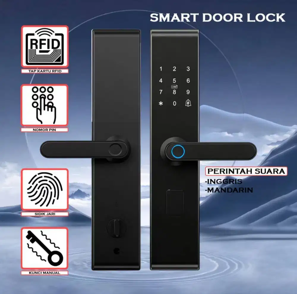 SMART DOOR LOCK SERI Z CUCI GUDANG SIAP PASANG