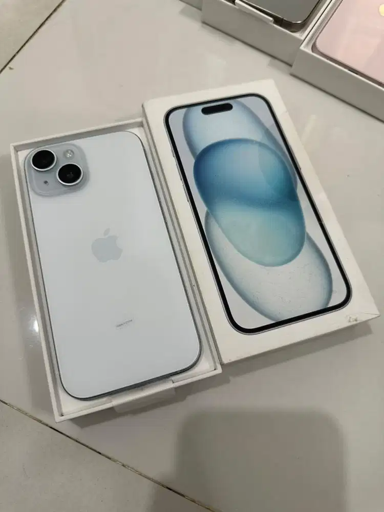 Iphone 15 128gb blue iBox full original mulus like new