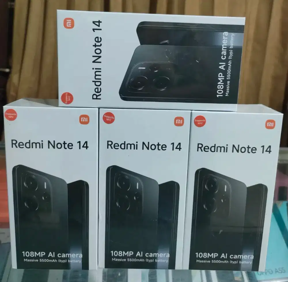New Xiaomi Redmi Note 14 Ram 8/256 4G Garansi Resmi 1 Tahun