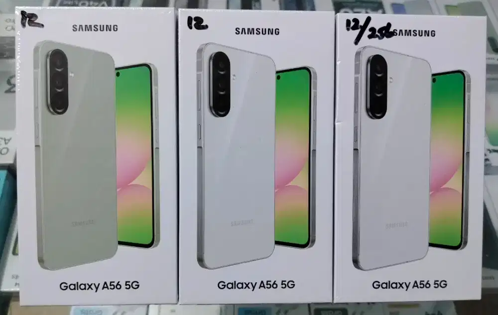 New Samsung Galaxi A56-12/256 5G Garansi Resmi 1 Tahun