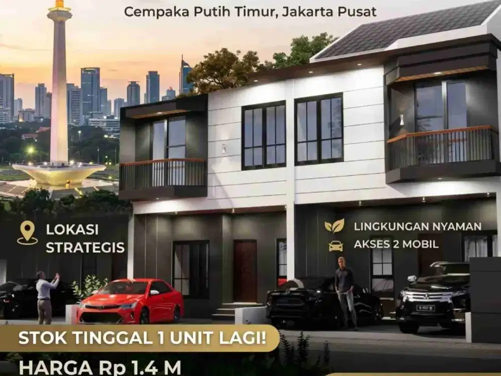 Rumah Baru di Lagura, Cempaka Putih, Jakarta Pusat