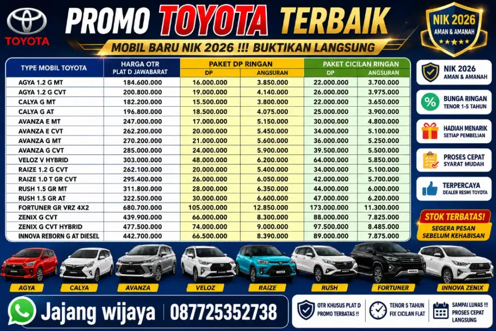 Toyota murah bandung