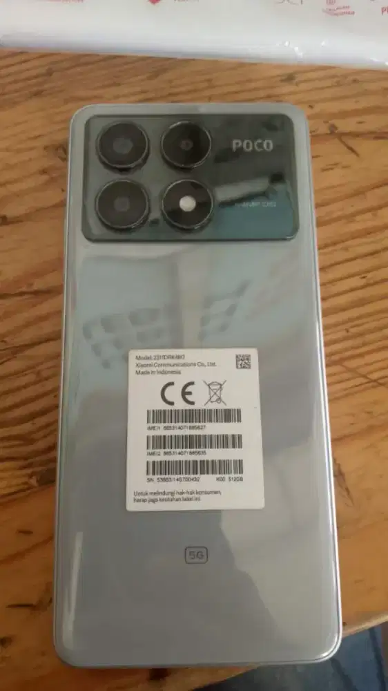 POCO X6 PRO RAM 12+6 ROM 512