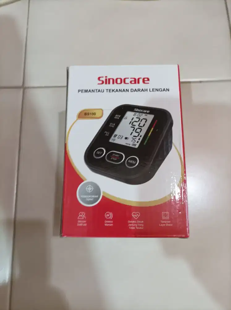 Alat cek tekanan darah tensimeter Sinocare