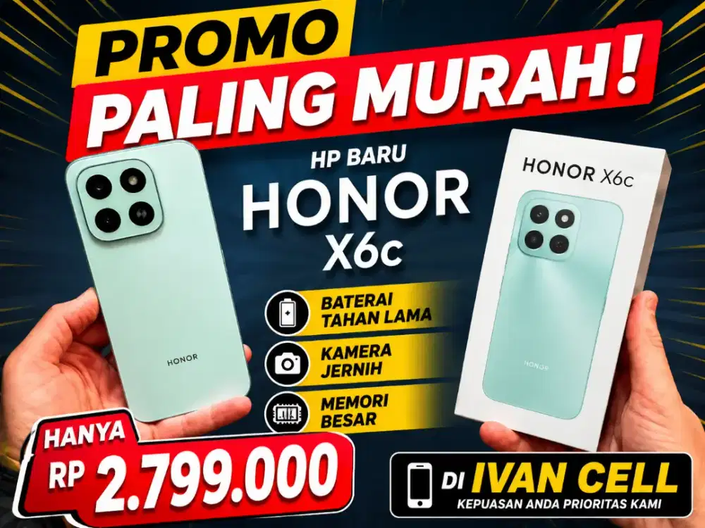 HONOR X6C 256GB NEW TERMURAH