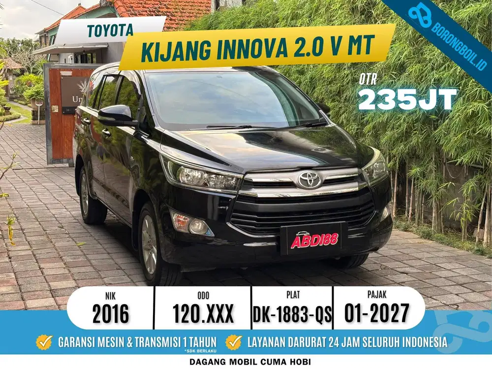 Toyota Kijang Innova 2.0 V MT 2015/2016 Langka!
