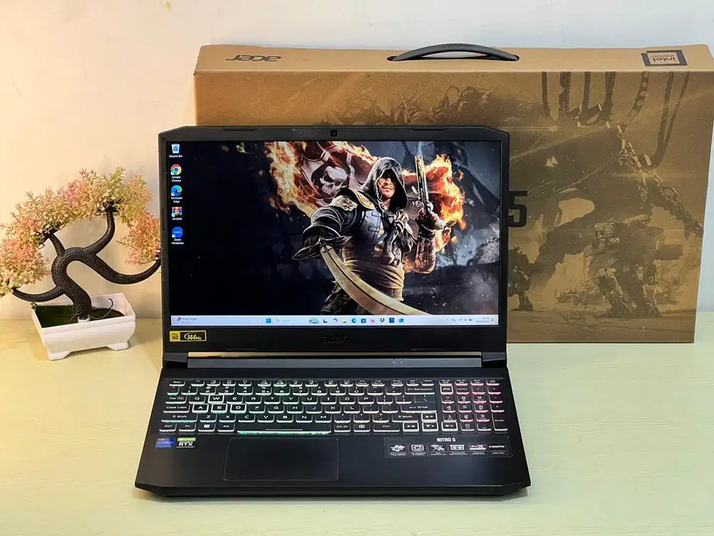 Acer Nitro 5 i5-11400H RTX 3050 4 GB RAM 8 SSD 512 GB Fullset